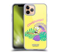 Head Case Designs Officially Licensed Peanuts Cowabunga! Snoopy Aloha Disco Gel Case [Military Grade Protection] Compatible With Apple iPhone 11 Pro
