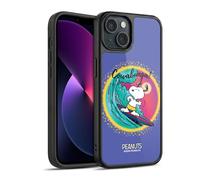 Head Case Designs Officially Licensed Peanuts Cowabunga Surf Snoopy Boardwalk Airbrush Gel Armour Case [Military Grade Protection] Compatible With Apple iPhone 13