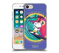 Head Case Designs Officially Licensed Peanuts Cowabunga Surf Snoopy Boardwalk Airbrush Gel Case [Military Grade Protection] Compatible With Apple iPhone 7/8 / SE 2020 & 2022