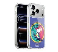 Head Case Designs Officially Licensed Peanuts Cowabunga Surf Snoopy Boardwalk Airbrush Gel Case [Military Grade Protection] Compatible with Apple iPhone 17 Pro and Compatible with MagSafe