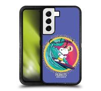 Head Case Designs Officially Licensed Peanuts Cowabunga Surf Snoopy Boardwalk Airbrush Ultra-Armoured Shockproof Case [Military Grade Protection] Compatible With Samsung Galaxy S22 5G