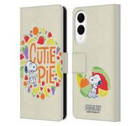 Head Case Designs Officially Licensed Peanuts Cutie Snoopy Naturally Sweet Leather Wallet Case Compatible With Samsung Galaxy S25 Edge