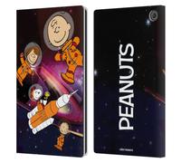 Head Case Designs Officially Licensed Peanuts Deep Space Secrets Of Apollo 10 Leather Wallet Case Compatible With Amazon Fire Max 11 2023