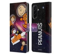 Head Case Designs Officially Licensed Peanuts Deep Space Secrets Of Apollo 10 Leather Wallet Case Compatible With Samsung Galaxy A36 5G