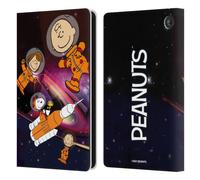 Head Case Designs Officially Licensed Peanuts Deep Space Secrets Of Apollo 10 Leather Wallet Case Compatible With Amazon Fire 7 2022