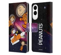 Head Case Designs Officially Licensed Peanuts Deep Space Secrets Of Apollo 10 Leather Wallet Case Compatible With Samsung Galaxy S25 Edge