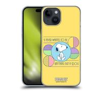 Head Case Designs Officially Licensed Peanuts Dog Snoopy Deco Dreams Hard Back Case Compatible With Apple iPhone 15