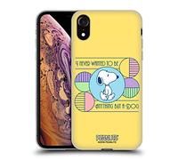Head Case Designs Officially Licensed Peanuts Dog Snoopy Deco Dreams Soft Gel Case [Military Grade Protection] Compatible With Apple iPhone XR