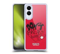 Head Case Designs Officially Licensed Peanuts Don't Break My Heart Sealed With A Kiss Gel Case [Military Grade Protection] Compatible With Samsung Galaxy S25 Edge