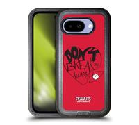 Head Case Designs Officially Licensed Peanuts Don't Break My Heart Sealed With A Kiss Ultra-Armoured Shockproof Case [Military Grade Protection] Compatible With Google Pixel 9A
