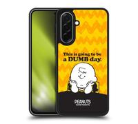 Head Case Designs Officially Licensed Peanuts Dumb Day Charlie Brown Gel Armour Case [Military Grade Protection] Compatible With Samsung Galaxy A36 5G