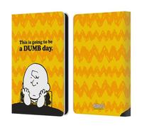 Head Case Designs Officially Licensed Peanuts Dumb Day Charlie Brown Leather Wallet Case Compatible With Amazon Kindle 11th Gen 6in 2022