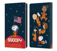 Head Case Designs Officially Licensed Peanuts Flag Secrets Of Apollo 10 Leather Wallet Case Compatible With Amazon Fire 7 2022
