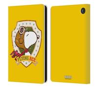 Head Case Designs Officially Licensed Peanuts Flying Ace The Many Faces Of Snoopy Leather Wallet Case Compatible With Amazon Fire 7 2022