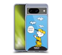 Head Case Designs Officially Licensed Peanuts Good Grief Charlie Brown Gel Case [Military Grade Protection] Compatible With Google Pixel 8
