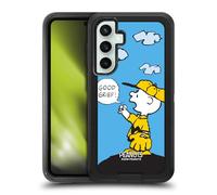 Head Case Designs Officially Licensed Peanuts Good Grief Charlie Brown Ultra-Armoured Shockproof Case [Military Grade Protection] Compatible With Samsung Galaxy S23 FE 5G