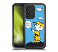 Head Case Designs Officially Licensed Peanuts Good Grief Charlie Brown Ultra-Armoured Shockproof Case [Military Grade Protection] Compatible With Galaxy A33 5G (2022)