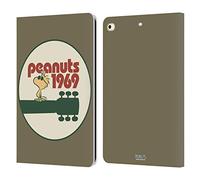 Head Case Designs Officially Licensed Peanuts Guitar 1969 Woodstock 50th Leather Wallet Case Compatible With Apple iPad 9.7 2017 / iPad 9.7 2018