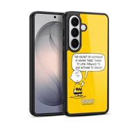 Head Case Designs Officially Licensed Peanuts Happiness Charlie Brown Gel Armour Case [Military Grade Protection] Compatible With Samsung Galaxy S26 Plus