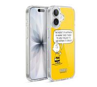 Head Case Designs Officially Licensed Peanuts Happiness Charlie Brown Gel Case [Military Grade Protection] Compatible with Apple iPhone 17 and Compatible with MagSafe