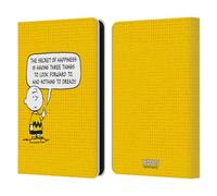Head Case Designs Officially Licensed Peanuts Happiness Charlie Brown Leather Wallet Case Compatible With Amazon Kindle 11th Gen 6in 2022