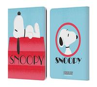 Head Case Designs Officially Licensed Peanuts House Snoopy Deco Dreams Leather Wallet Case Compatible With Kindle Paperwhite 1/2 / 3