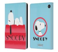 Head Case Designs Officially Licensed Peanuts House Snoopy Deco Dreams Leather Wallet Case Compatible With Amazon Fire 7 2022