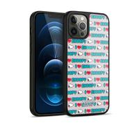 Head Case Designs Officially Licensed Peanuts I Love Pattern Snoopy Boardwalk Airbrush Gel Armour Case [Military Grade Protection] Compatible With Apple iPhone 12 Pro Max