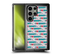 Head Case Designs Officially Licensed Peanuts I Love Pattern Snoopy Boardwalk Airbrush Ultra-Armoured Shockproof Case [Military Grade Protection] Compatible With Samsung Galaxy S24 Ultra 5G