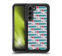 Head Case Designs Officially Licensed Peanuts I Love Pattern Snoopy Boardwalk Airbrush Ultra-Armoured Shockproof Case [Military Grade Protection] Compatible With Samsung Galaxy S23+ 5G