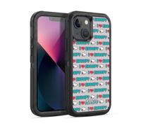 Head Case Designs Officially Licensed Peanuts I Love Pattern Snoopy Boardwalk Airbrush Ultra-Armoured Shockproof Case [Military Grade Protection] Compatible With Apple iPhone 13