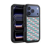 Head Case Designs Officially Licensed Peanuts I Love Pattern Snoopy Boardwalk Airbrush Ultra-Armoured Shockproof Case [Military Grade Protection] Compatible With Apple iPhone 17 Pro