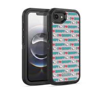 Head Case Designs Officially Licensed Peanuts I Love Pattern Snoopy Boardwalk Airbrush Ultra-Armoured Shockproof Case [Military Grade Protection] Compatible With Apple iPhone 16e / iPhone 17e