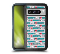 Head Case Designs Officially Licensed Peanuts I Love Pattern Snoopy Boardwalk Airbrush Ultra-Armoured Shockproof Case [Military Grade Protection] Compatible With Google Pixel 8 Pro