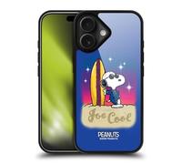 Head Case Designs Officially Licensed Peanuts Joe Cool Surf Snoopy Boardwalk Airbrush Gel Armour Case [Military Grade Protection] Compatible With Apple iPhone 17