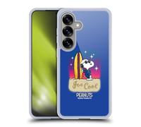 Head Case Designs Officially Licensed Peanuts Joe Cool Surf Snoopy Boardwalk Airbrush Gel Case [Military Grade Protection] Compatible with Samsung Galaxy S25 and Compatible with MagSafe