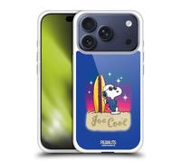 Head Case Designs Officially Licensed Peanuts Joe Cool Surf Snoopy Boardwalk Airbrush Gel Case [Military Grade Protection] Compatible With Apple iPhone 17 Pro