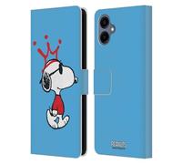 Head Case Designs Officially Licensed Peanuts Joe Cool The Many Faces Of Snoopy Leather Wallet Case Compatible With Samsung Galaxy A06 4G / 5G