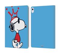 Head Case Designs Officially Licensed Peanuts Joe Cool The Many Faces Of Snoopy Leather Wallet Case Compatible With Apple iPad Air 13 2024/2025