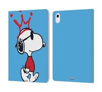 Head Case Designs Officially Licensed Peanuts Joe Cool The Many Faces Of Snoopy Leather Wallet Case Compatible With Apple iPad Air 11 2020/2022/2024/2025