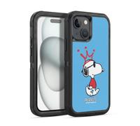 Head Case Designs Officially Licensed Peanuts Joe Cool The Many Faces Of Snoopy Ultra-Armoured Shockproof Case [Military Grade Protection] Compatible With Apple iPhone 15