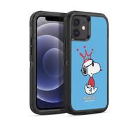 Head Case Designs Officially Licensed Peanuts Joe Cool The Many Faces Of Snoopy Ultra-Armoured Shockproof Case [Military Grade Protection] Compatible With Apple iPhone 12 / iPhone 12 Pro