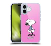 Head Case Designs Officially Licensed Peanuts Joe Preppy The Many Faces Of Snoopy Gel Case [Military Grade Protection] Compatible with Apple iPhone 16 and Compatible with MagSafe