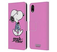 Head Case Designs Officially Licensed Peanuts Joe Preppy The Many Faces Of Snoopy Leather Wallet Case Compatible With Apple iPhone XR