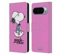 Head Case Designs Officially Licensed Peanuts Joe Preppy The Many Faces Of Snoopy Leather Wallet Case Compatible With Google Pixel 10 Pro XL