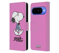 Head Case Designs Officially Licensed Peanuts Joe Preppy The Many Faces Of Snoopy Leather Wallet Case Compatible With Google Pixel 10