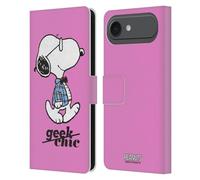 Head Case Designs Officially Licensed Peanuts Joe Preppy The Many Faces Of Snoopy Leather Wallet Case Compatible With Apple iPhone 17 Air