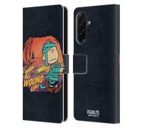 Head Case Designs Officially Licensed Peanuts Linus Mummy Spooktacular Leather Wallet Case Compatible With Samsung Galaxy A36 5G