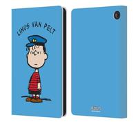 Head Case Designs Officially Licensed Peanuts Linus van Pelt Characters Leather Wallet Case Compatible With Amazon Fire 7 2022