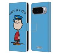 Head Case Designs Officially Licensed Peanuts Linus van Pelt Characters Leather Wallet Case Compatible With Google Pixel 10 Pro XL